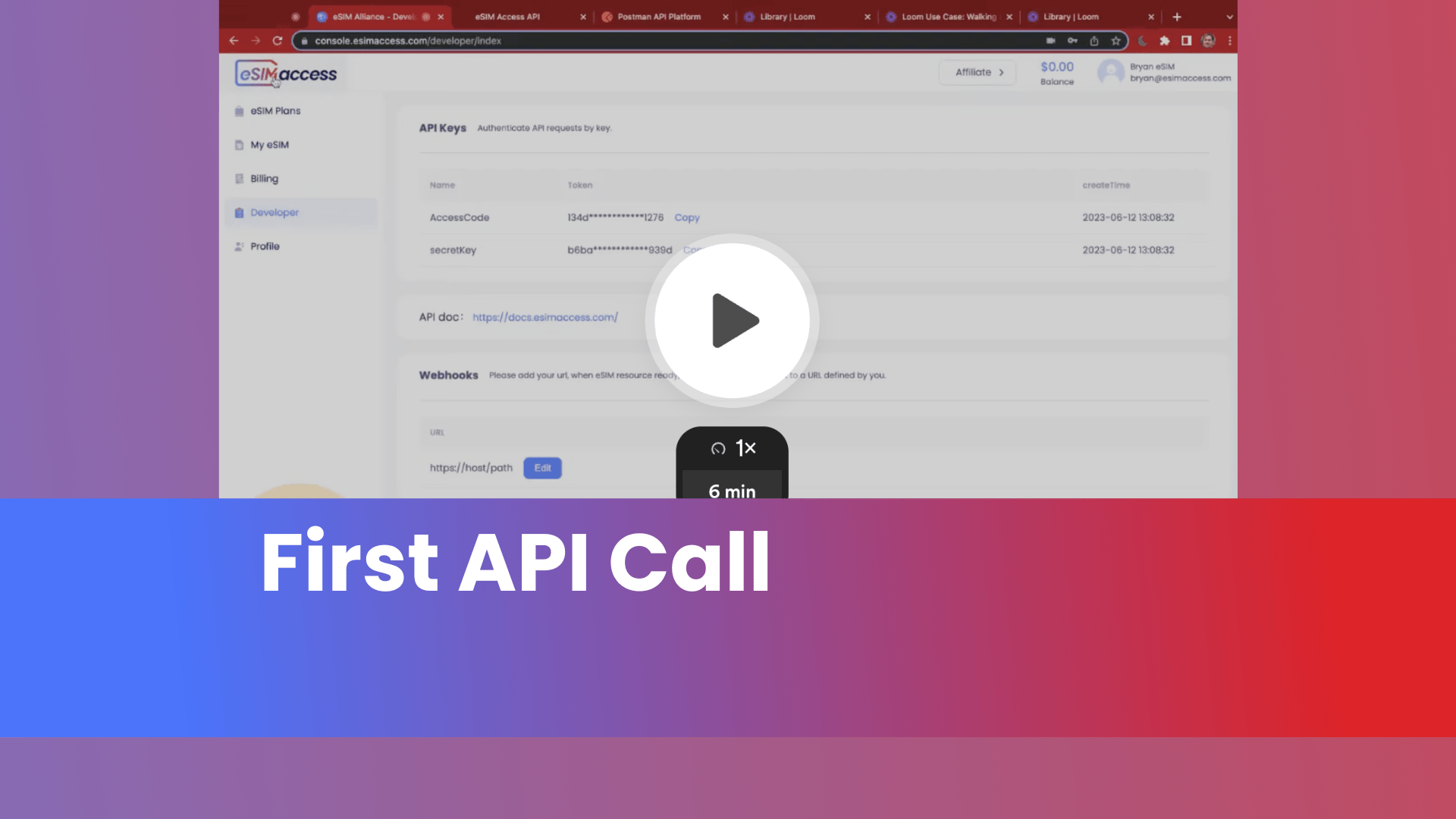 first api call