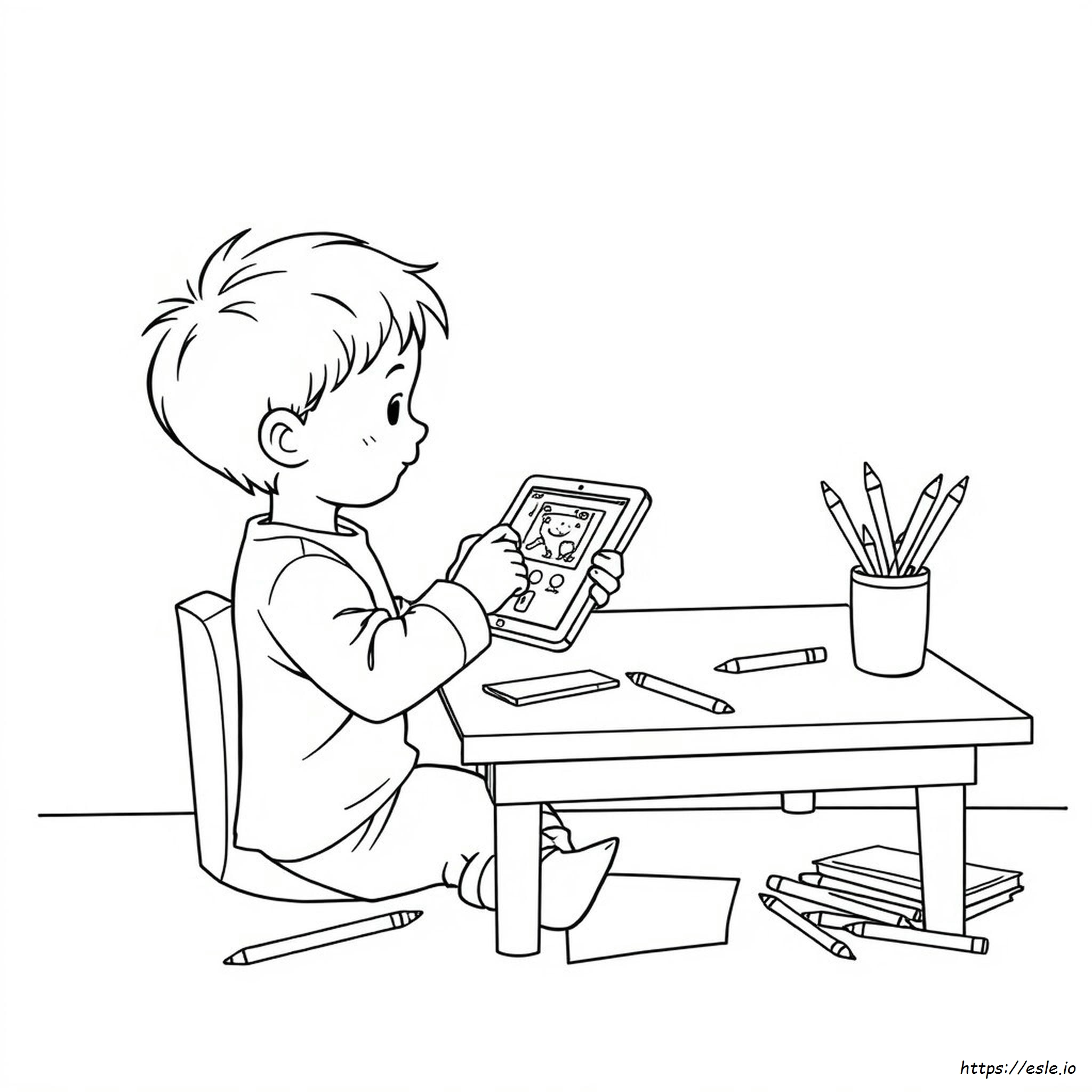 Interactive coloring sheets