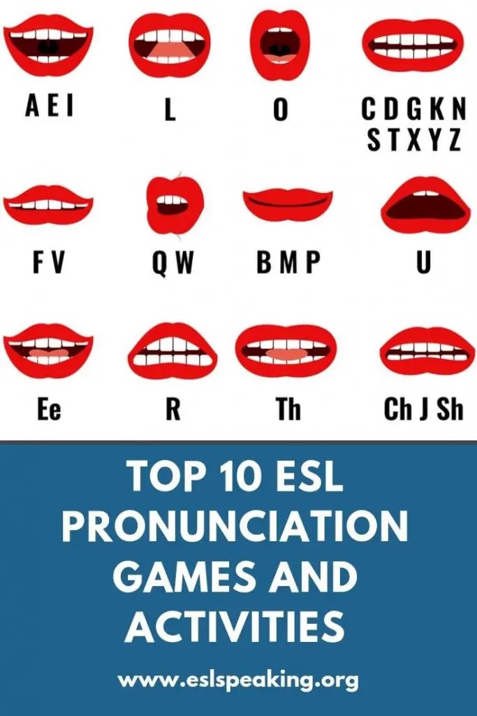 esl pronunciation activities pronunciation esl lesson plan ideas tips