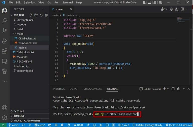 Getting Started with ESP32 using ESP-IDF
