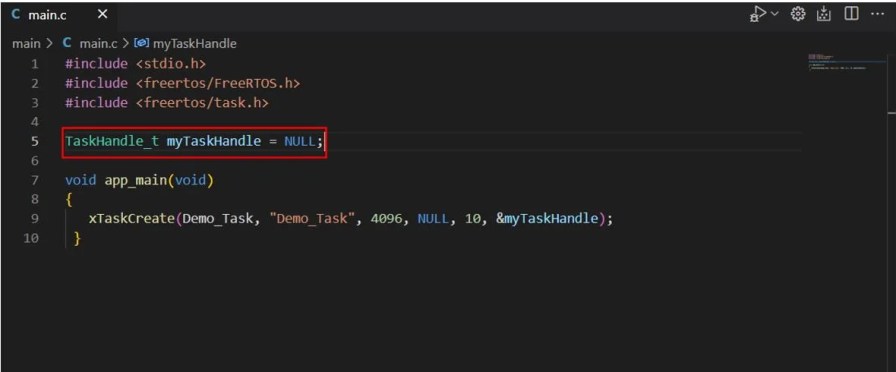 FreeRTOS Create Tasks Example1 2