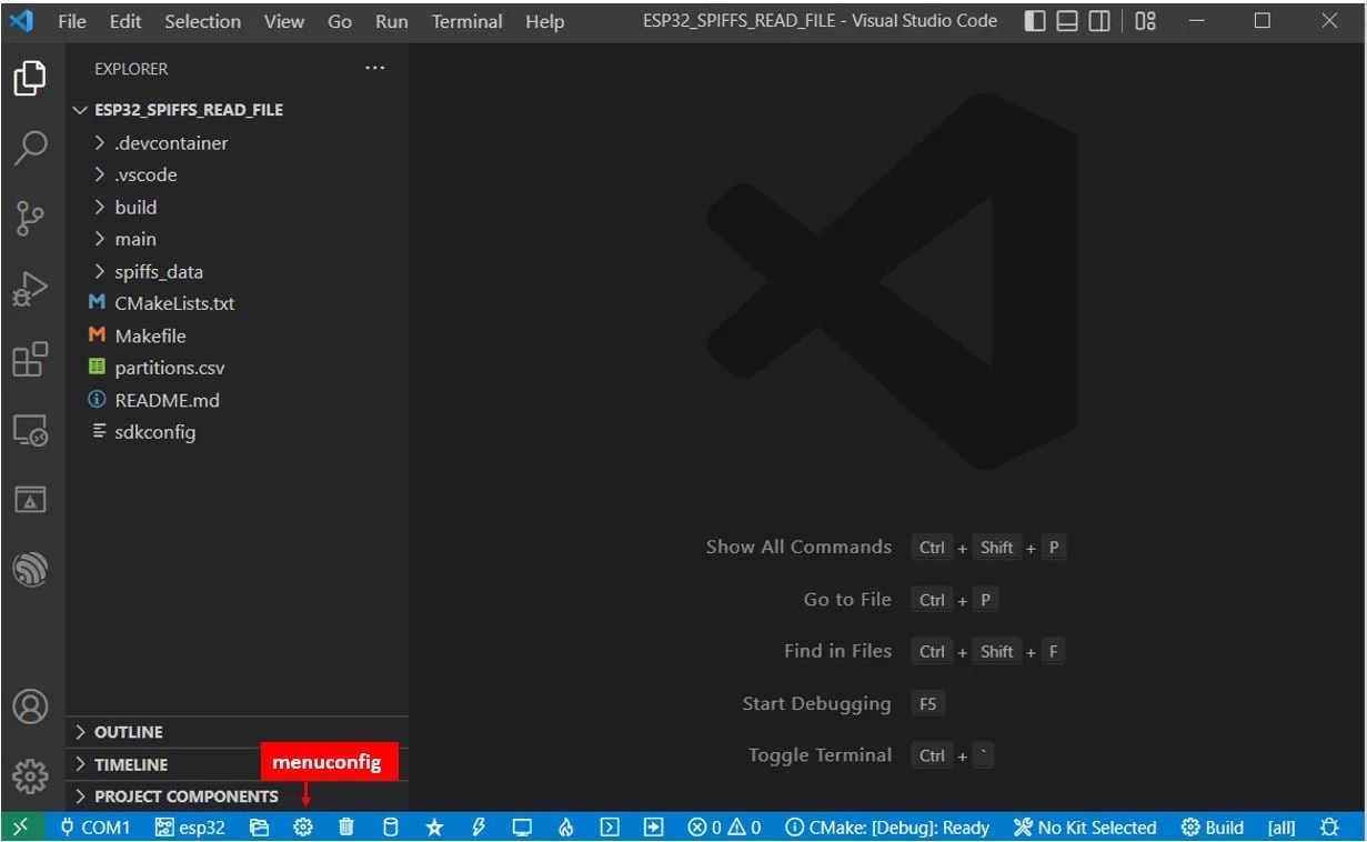 ESP32 ESP-IDF SPIFFS Web Server (SPI Flash File System)