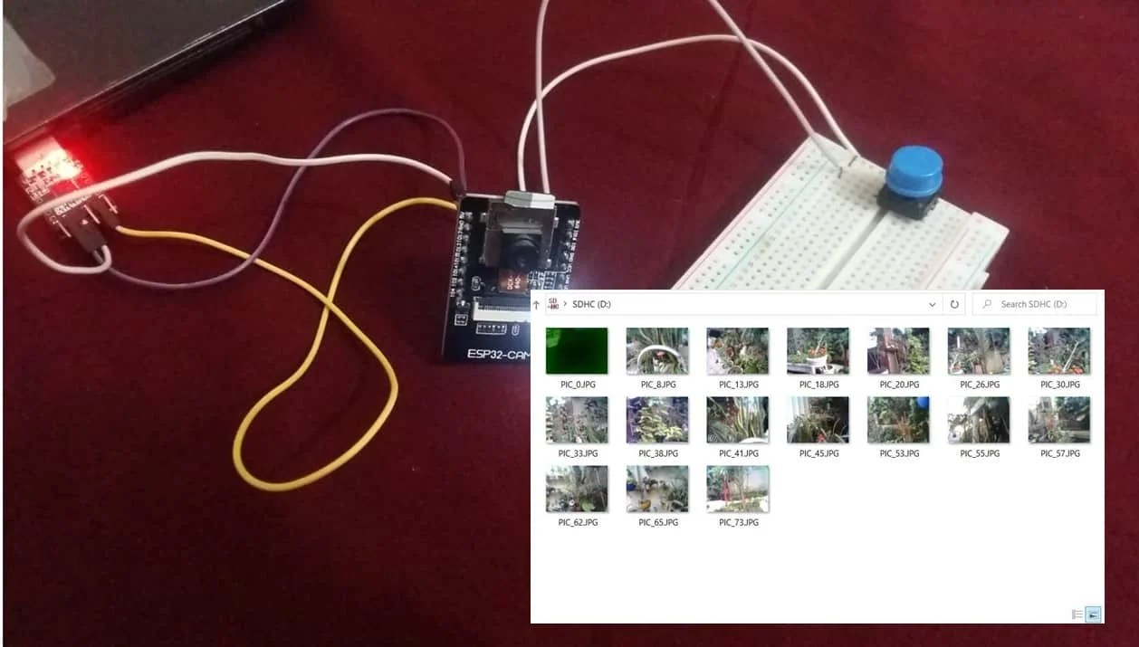 esp32 cam take photo and save into sd card esp-idf