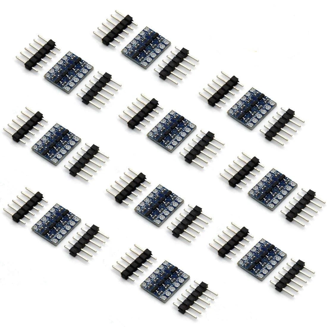 Bi-directional 3.3V to 5V logic level converter modules for ESP32
