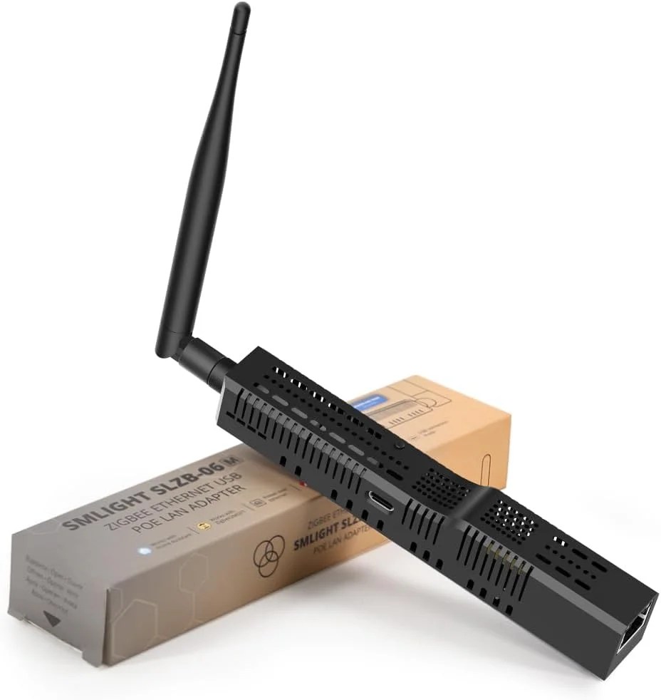 SMLIGHT SLZB-06M ESP32 based Zigbee and Thread PoE coordinator