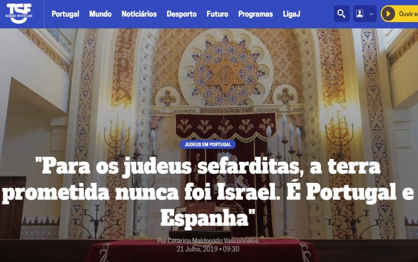 Reportagem sobre os judeus sefarditas