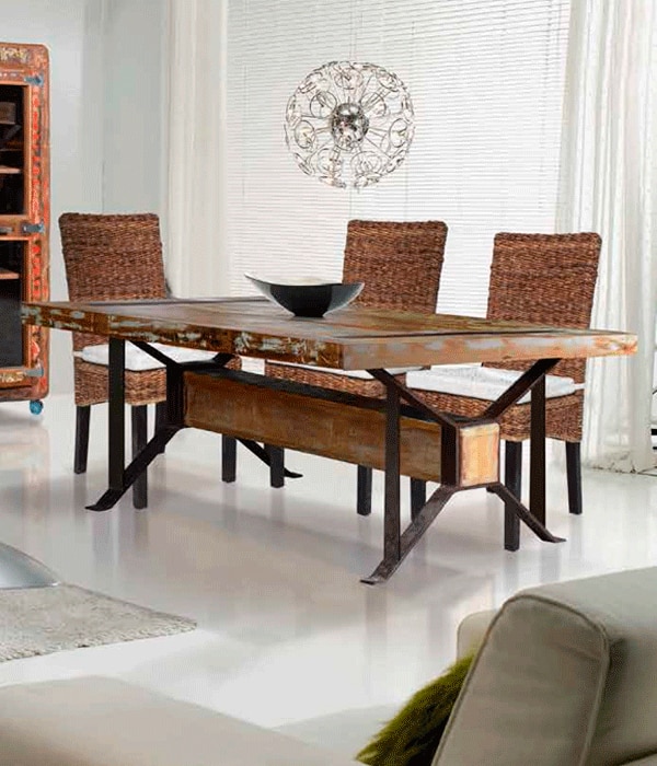 Mesa De Comedor Antica Diseno Italiano Para La Decoracion Integral