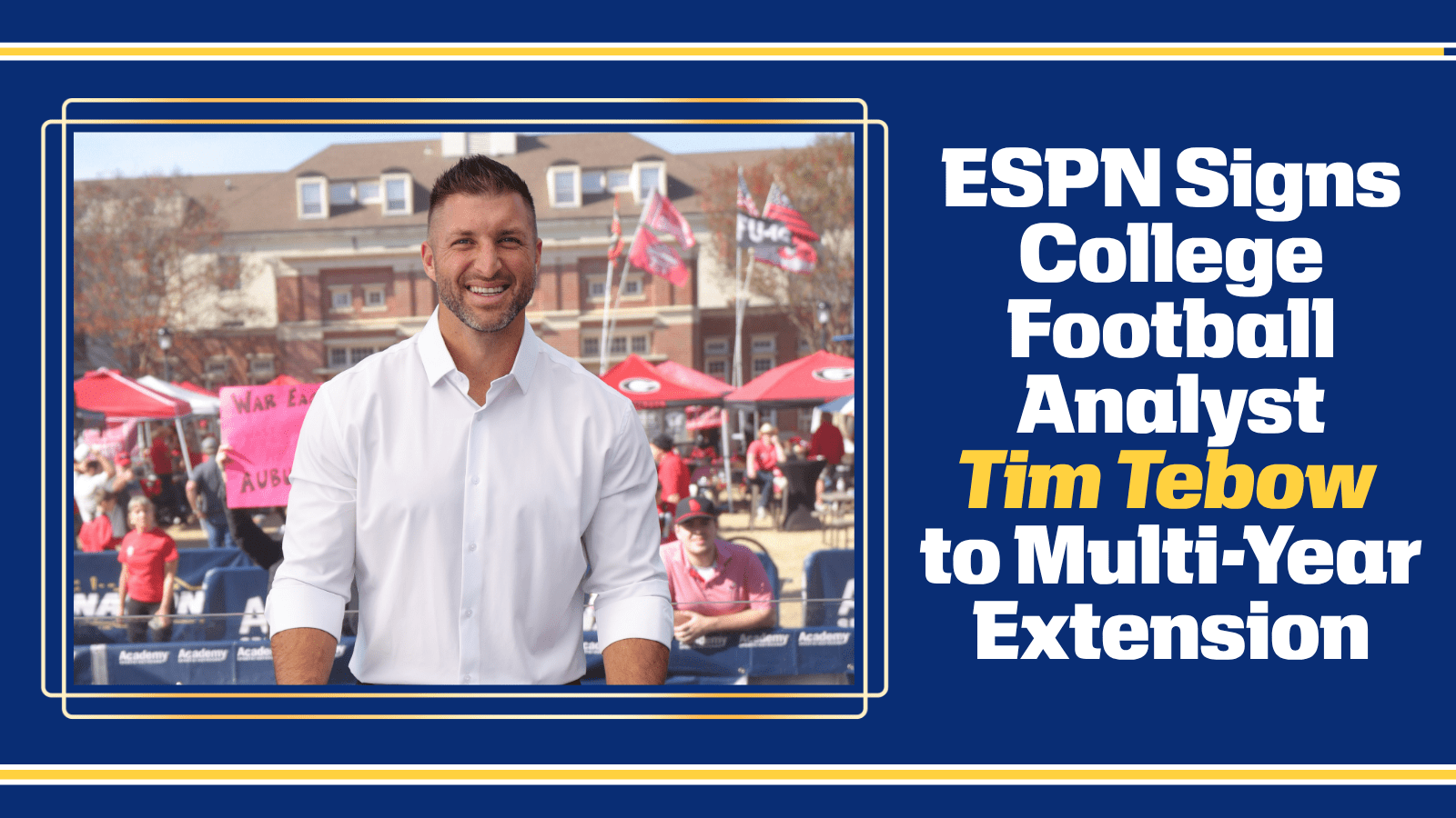 Tim Tebow Signs Multi-Year Extension with ESPN! SEC Nation & College Football Analysis Continues (2026)