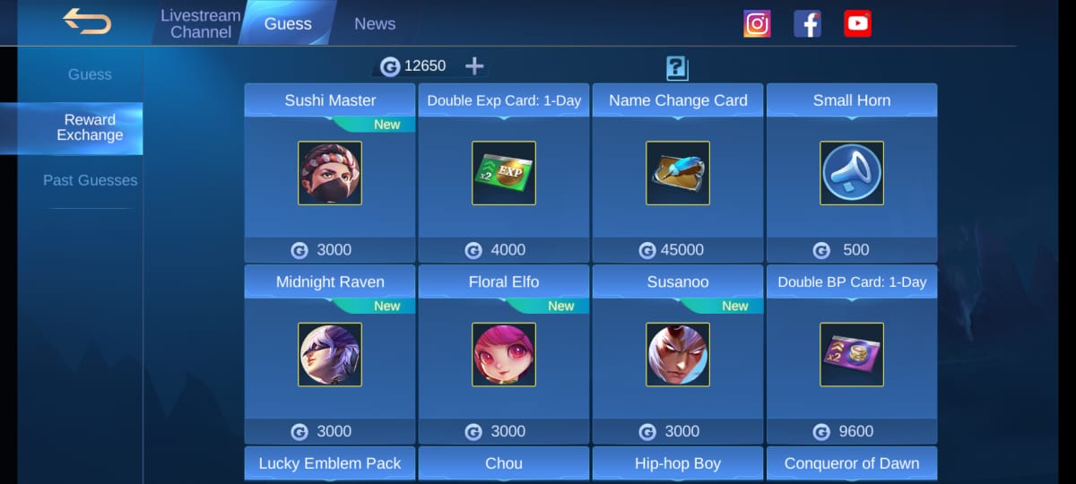 Hanya menggunakan 50 guess coin shop turnamen di game mobile legends. How To Get Guess Coin In Mobile Legends Ml Game News