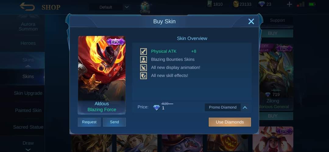 Yakni terhadap token atau yang biasa kami sebut juga dengan sebuah tiket. Cara Mendapatkan Skin Aldous Blazing Force Gratis Mobile
