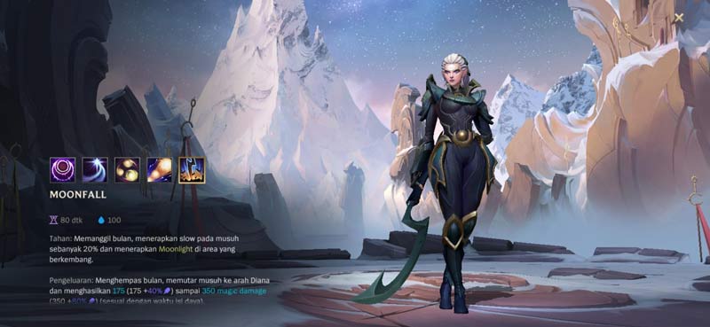 Level Up Skill Diana