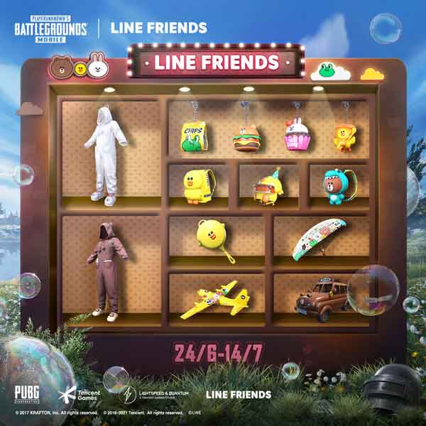 LINE FRIENDS PUBG MOBILE