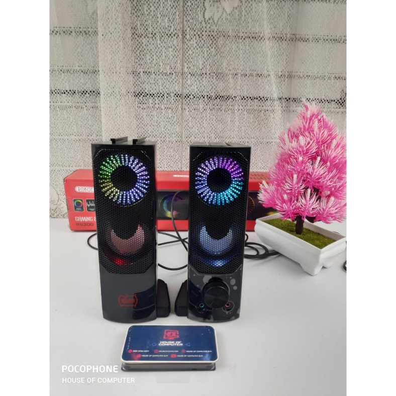 Speaker Komputer Gaming Robot Gaming RS-300