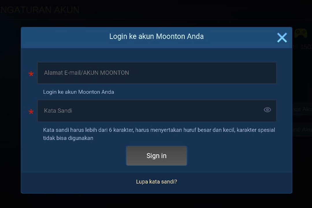 Verifikasi Email atau Nomor Telepon