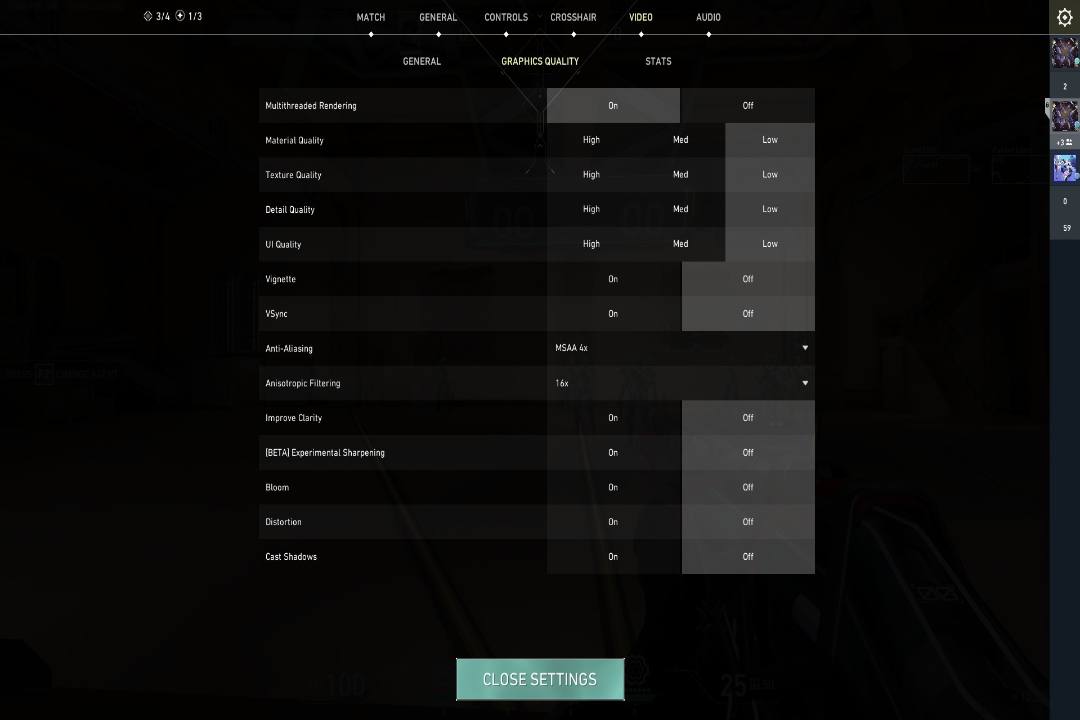 cara setting fps valorant
