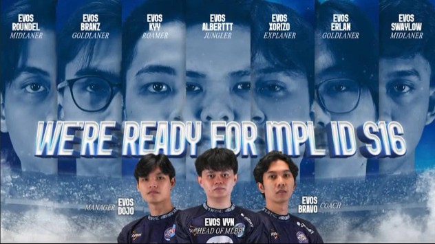Daftar Tim dan Roster MPL ID S16 - EVOS