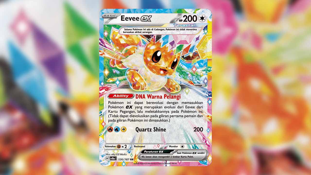 Eevee ex Pokemon basic bisa berevolusi