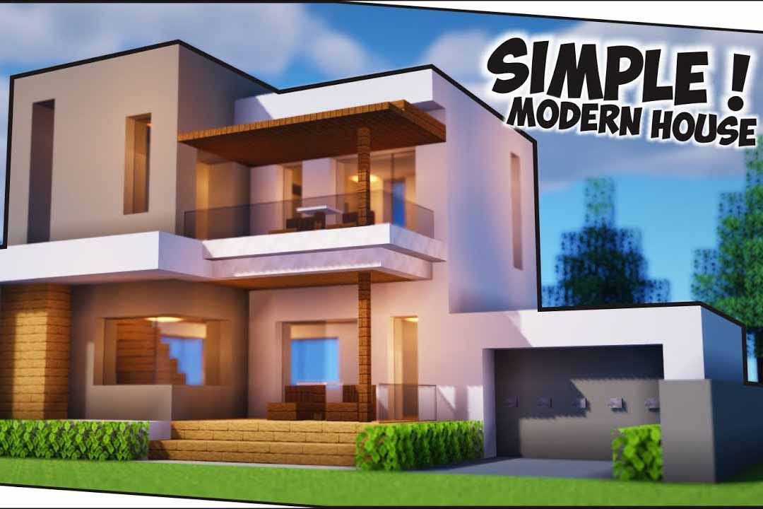 Rumah Minecraft Simple Modern Kecil