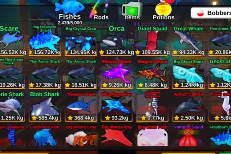 Daftar Ikan Secret di Fish It Roblox