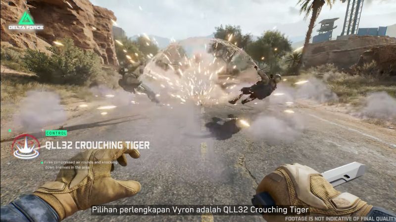 QLL32 Crouching Tiger milik Vyron Delta Force