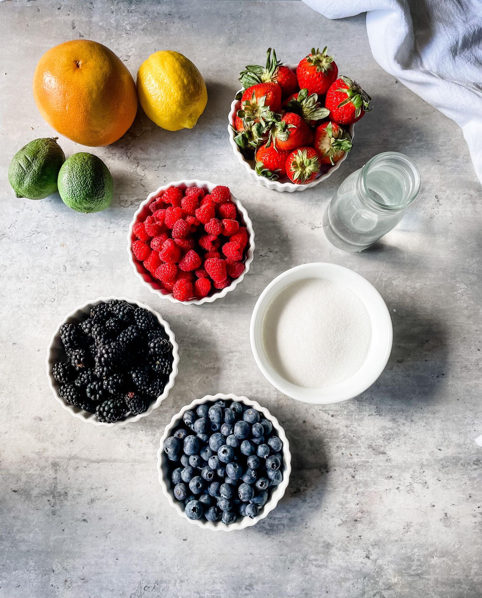 Fresh Fruit Simple Syrups Espresso and Lime