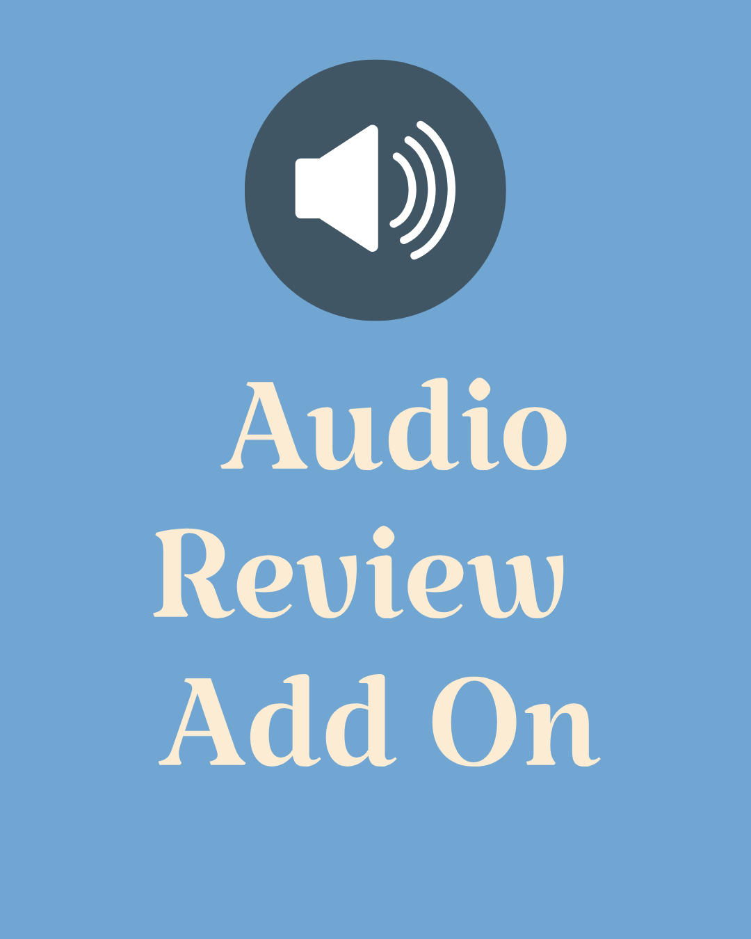 Audio Review Add On