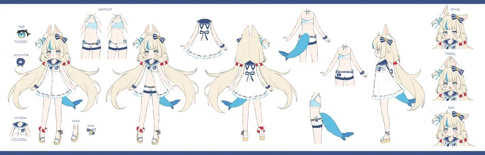 Sameko Saba reference sheet