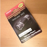  First Look : Tascam iM2 Condensor Microphone for iOS