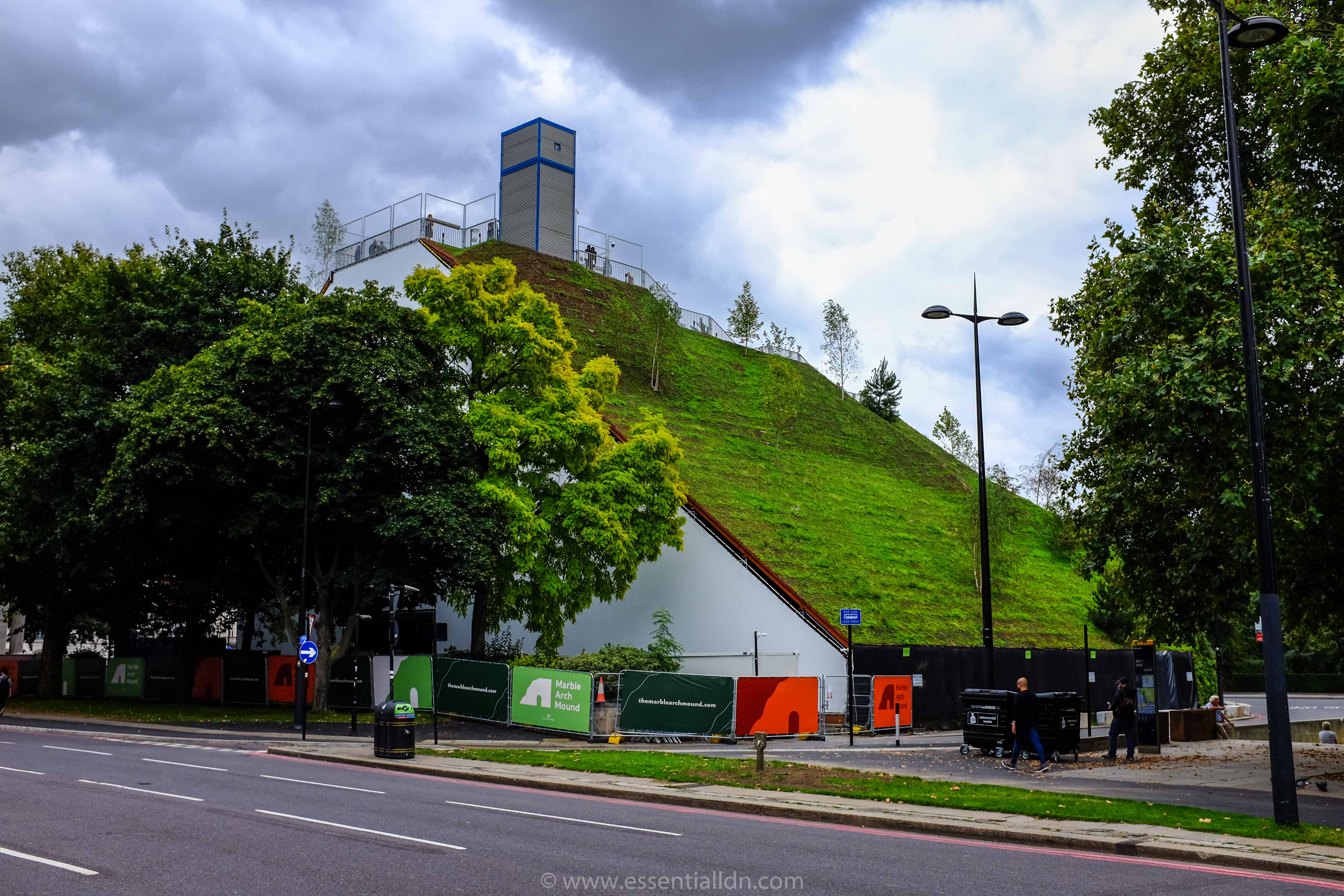 The view from the Marble Arch Mound – but be quick!