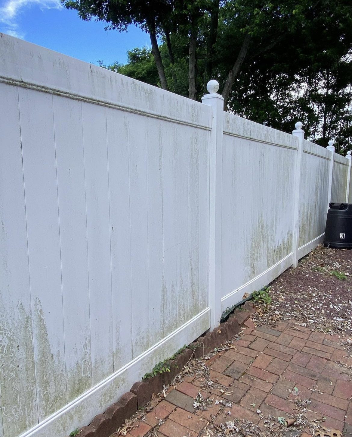 fence cleaning