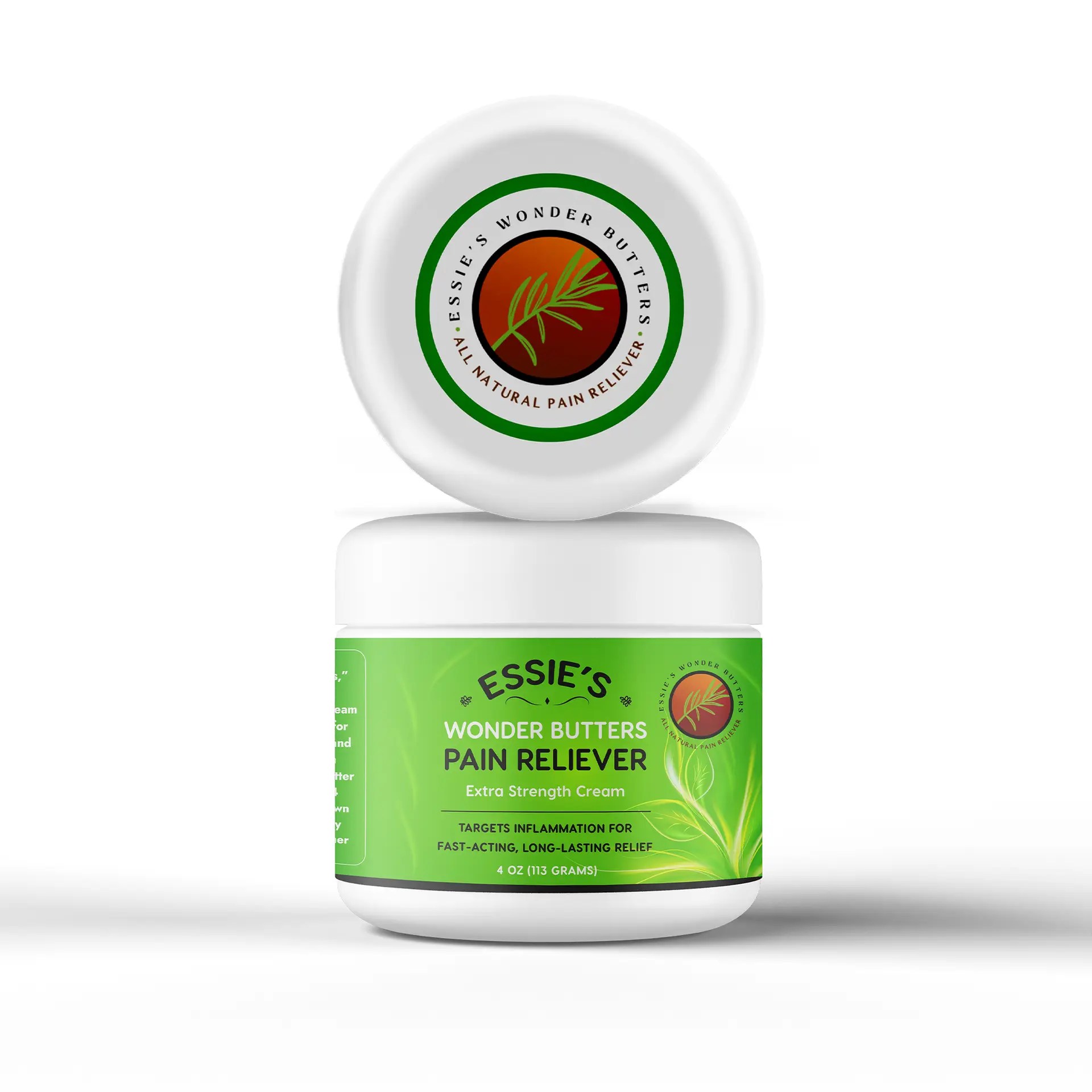 All Natural Pain Reliever Essie's Wonder Butters 4 oz size