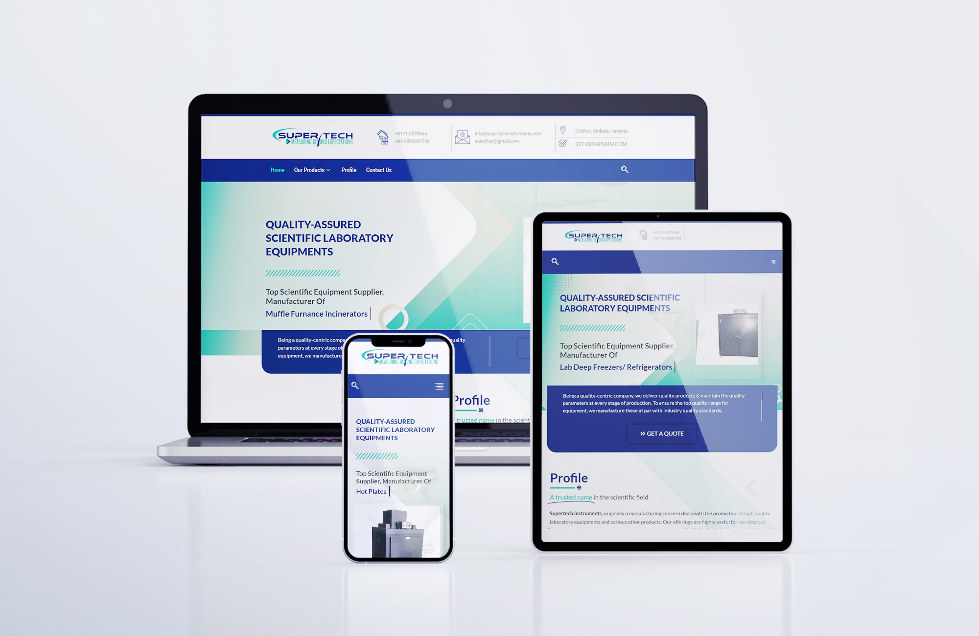 Responsive super tech web