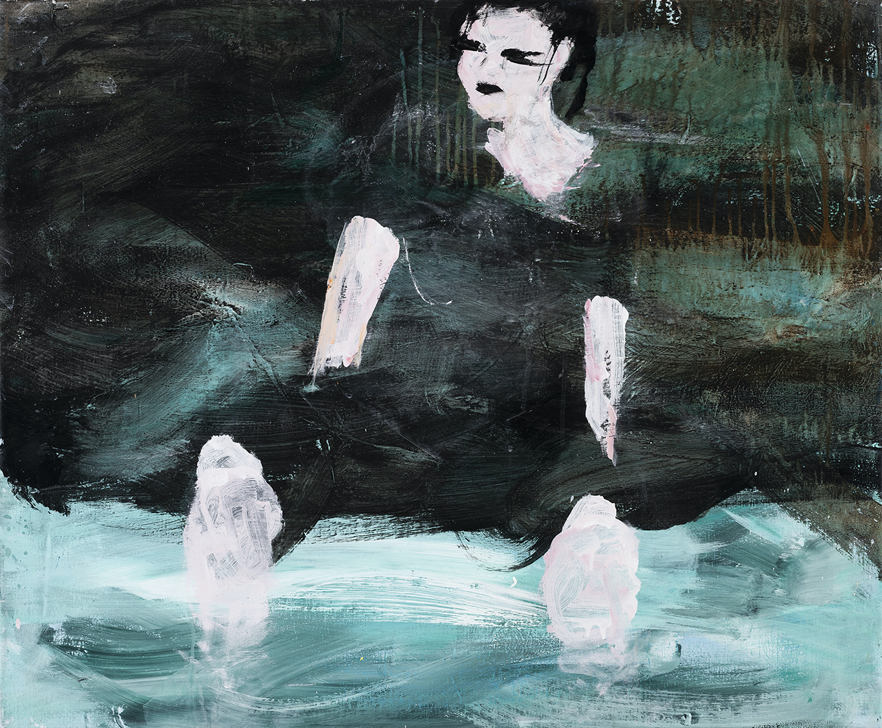 Höllental, 74 x 90 cm, 2021