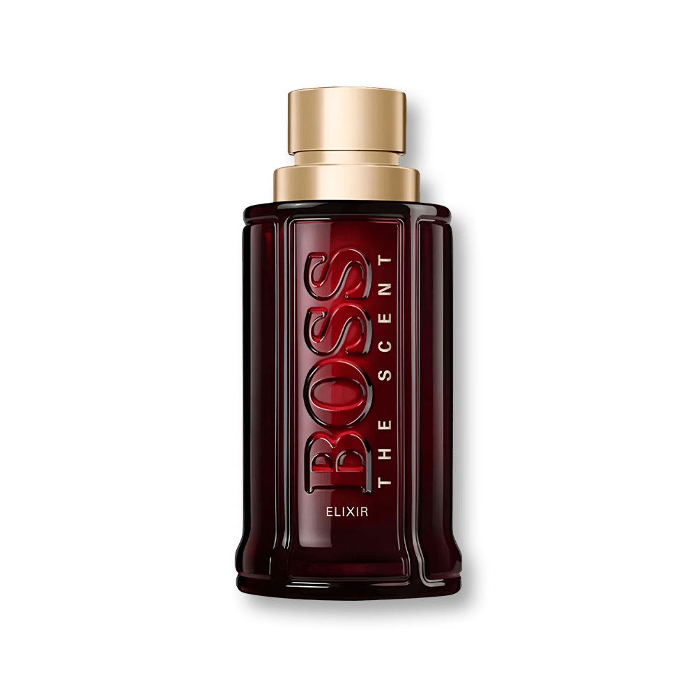 زجاجة عطر مستوحى من بوس ذا سنت إليكسير فور هيم من Hugo Boss
