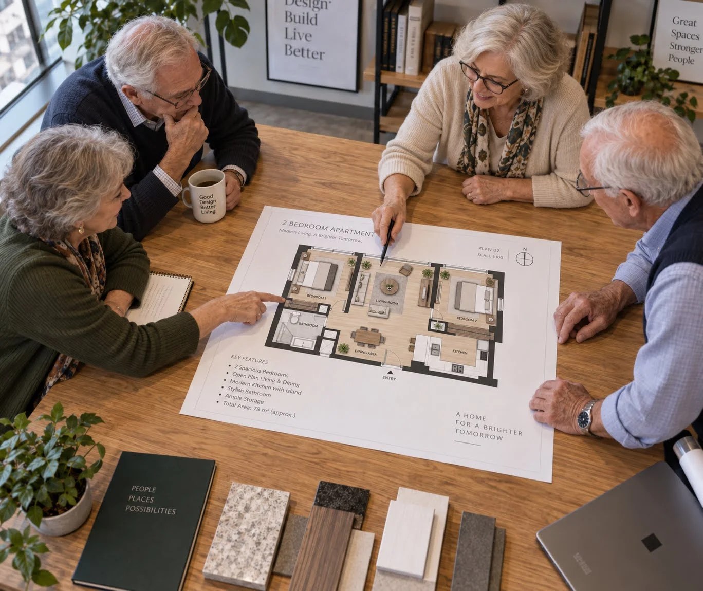 Living room furniture and household décor considered for an EstateMAX estate sale