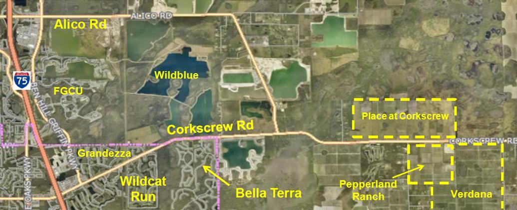 Commissioner Kiker speaks to Corkscrew Shores residents