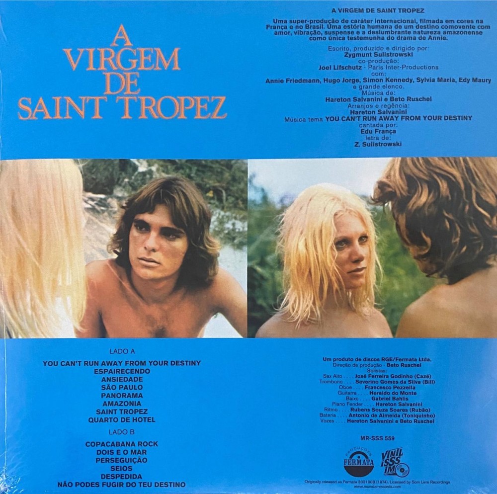 Hareton Salvanini／Virgem De Saint Tropez A Virgem De Saint Tropez - Hareton Salvanini | LP | Spain | 2018