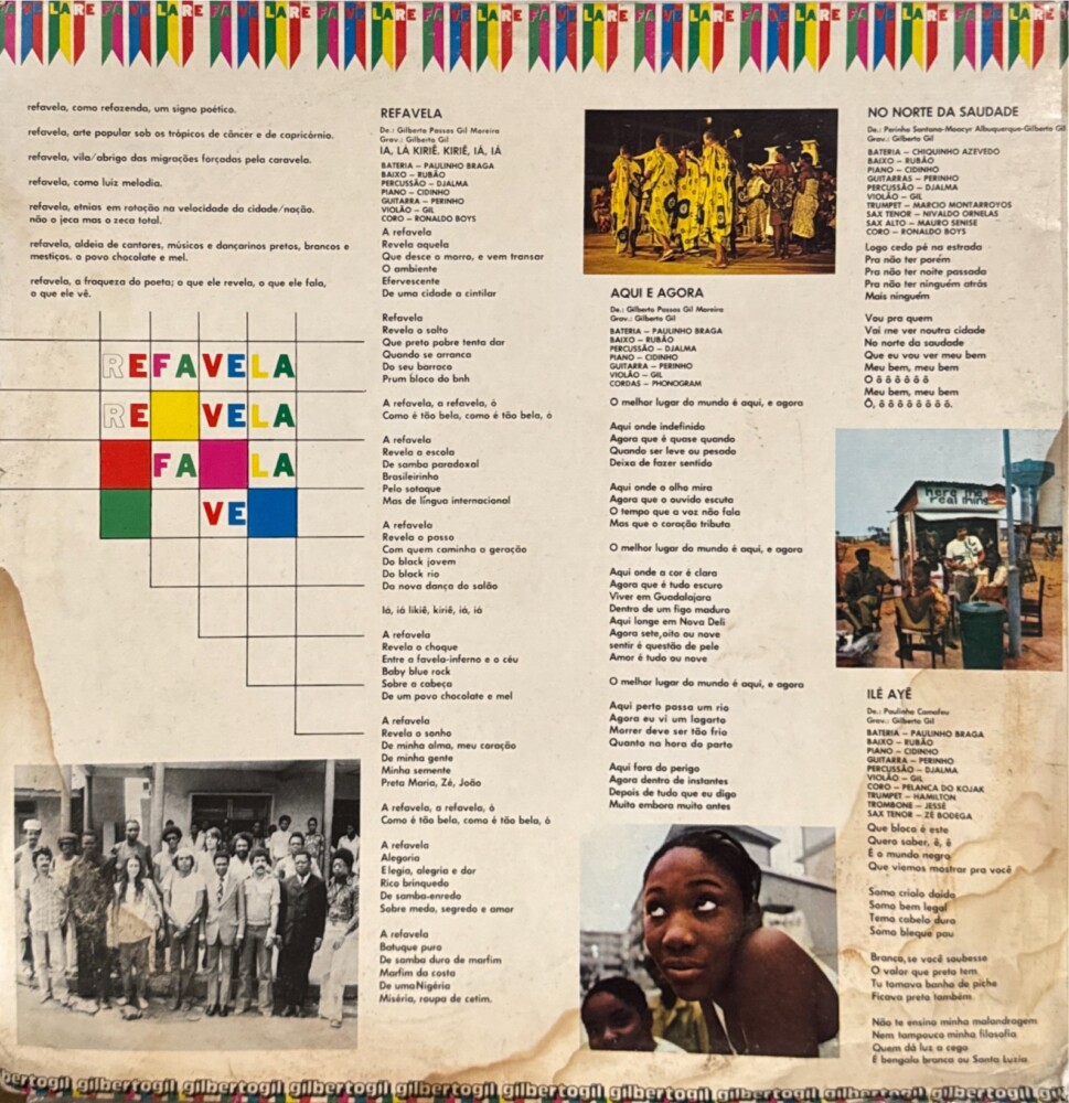 Gilberto Gil - Refavela (1977) - Estilhaços Discos