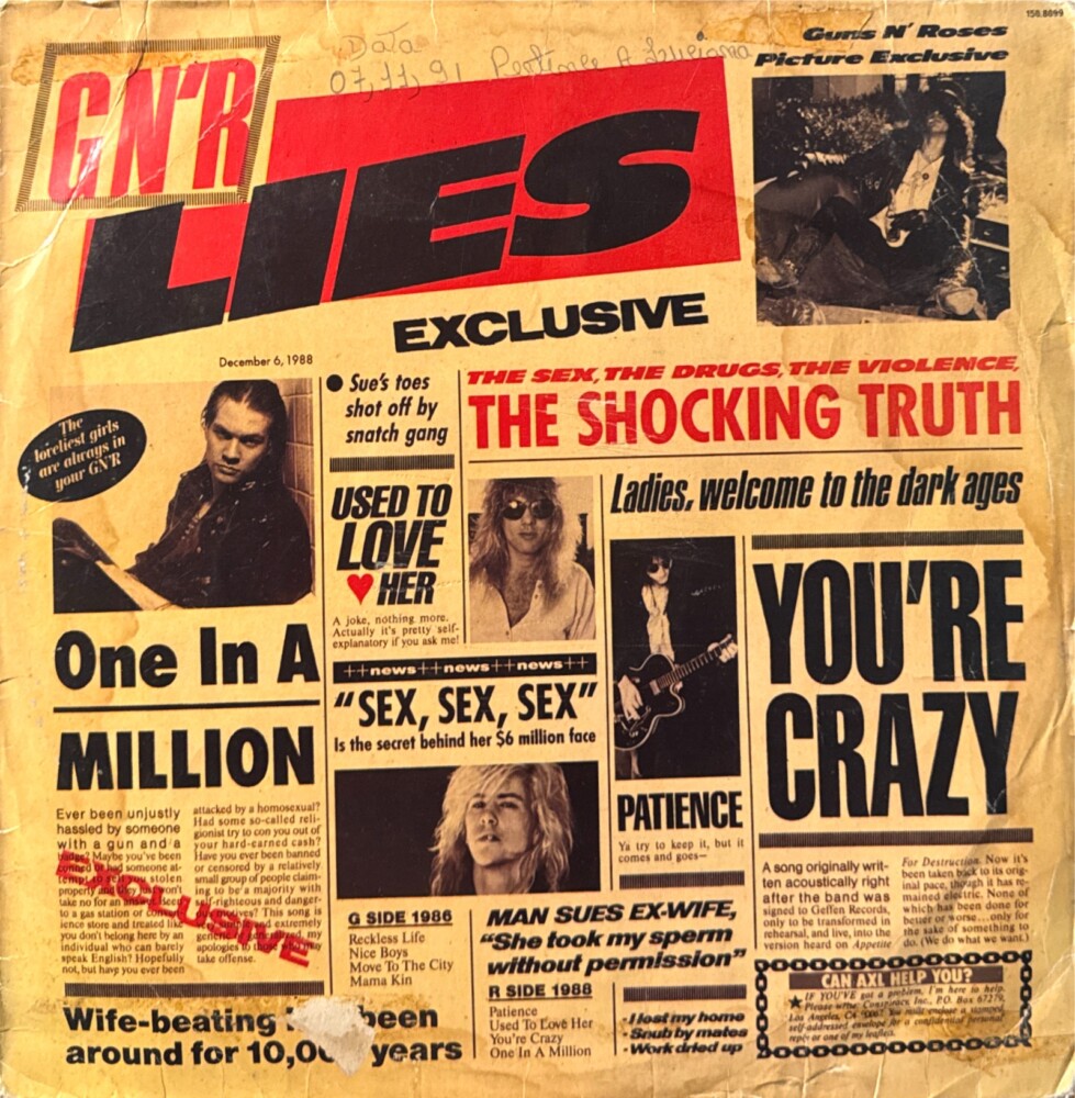 Guns'N Roses - G N'R Lies (1989) - Estilhaços Discos