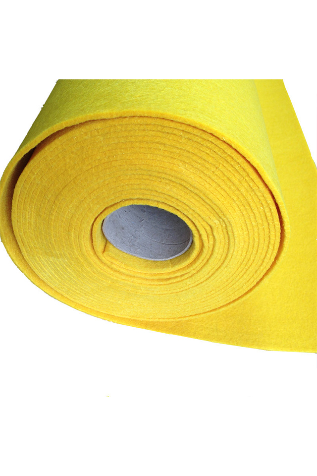 Light yellow felt sheet