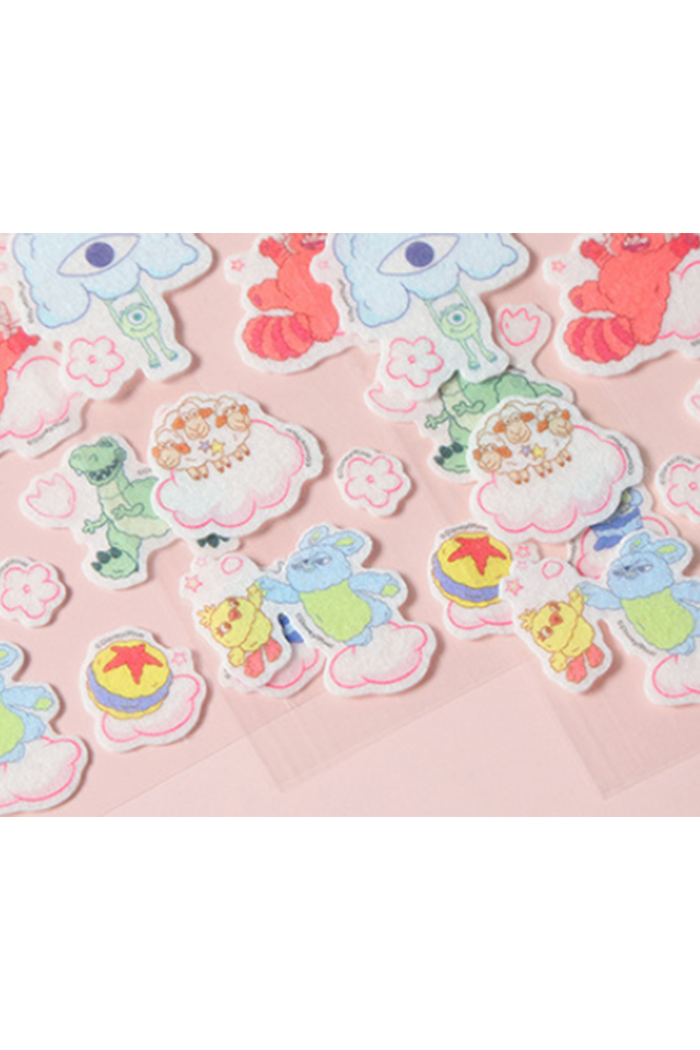Custom felt fabric stickers