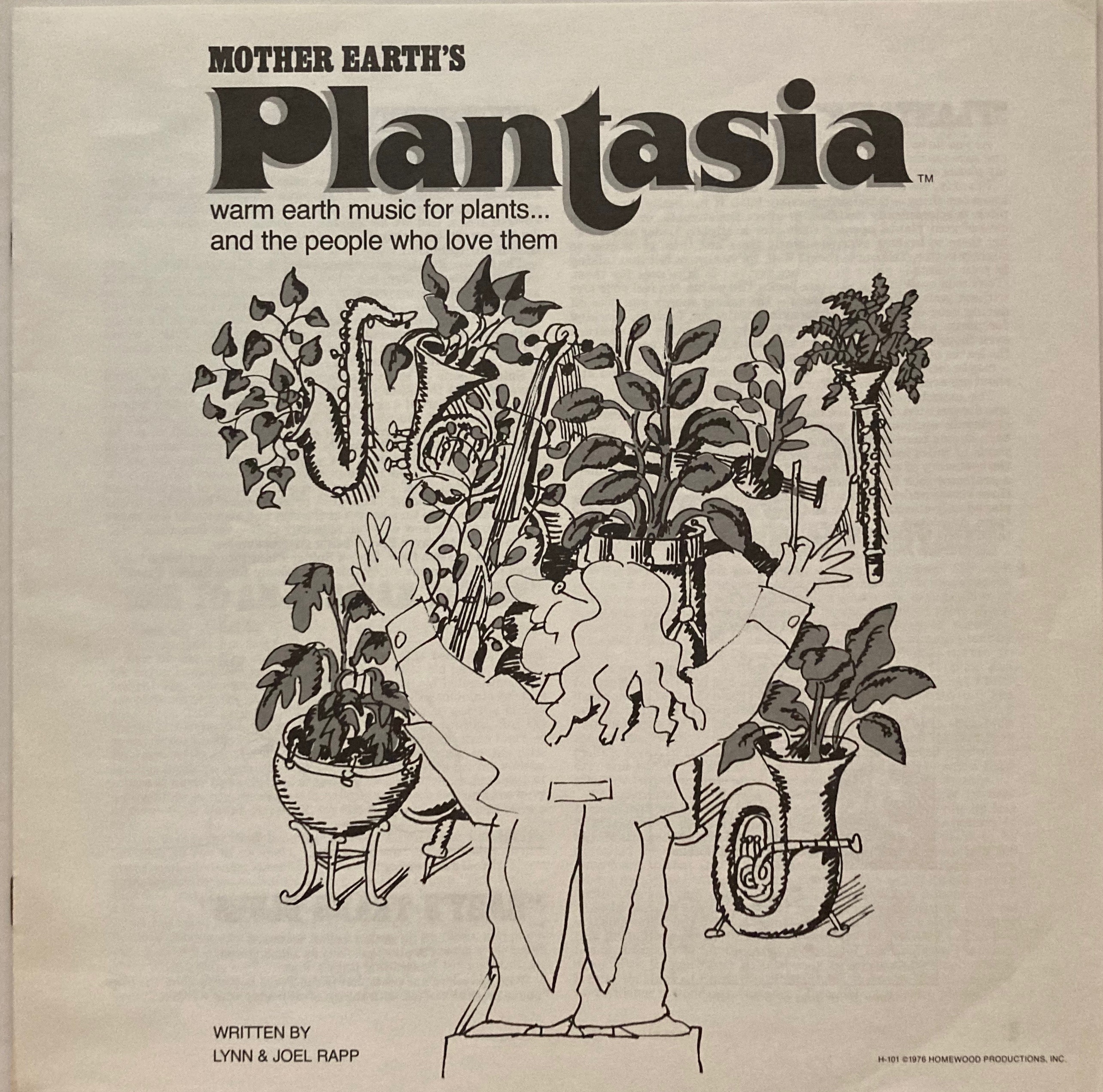 MORT GARSON Mother Earth's Plantasia (Homewood Records, 1976