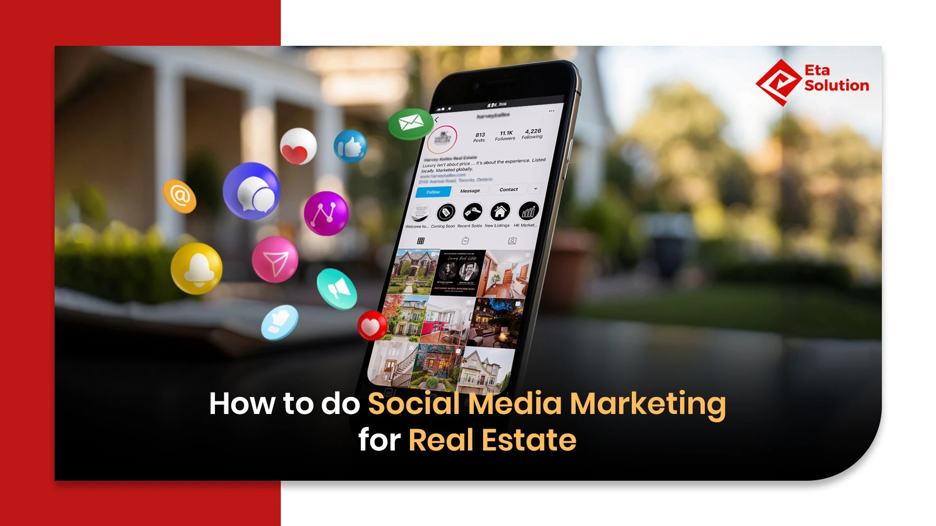how to do social media marketing for real estate​