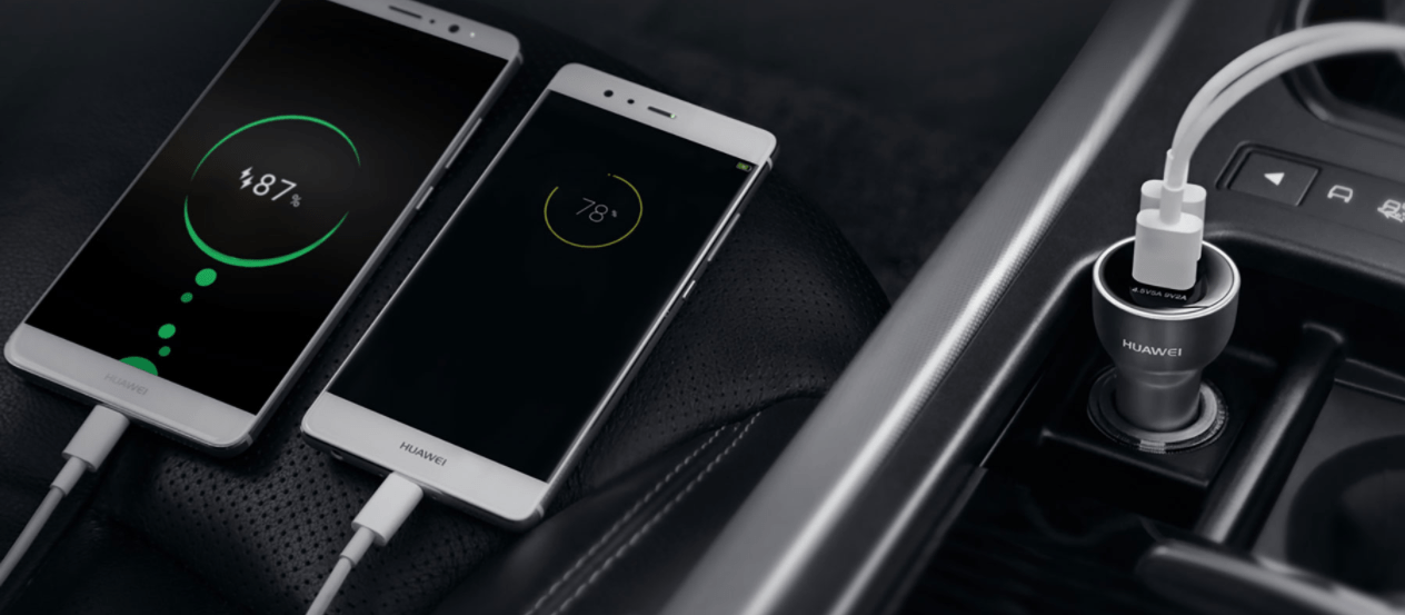 HUAWEI Super Fast Car Charger with Type C Cable شاحن سيارة بالاضافة