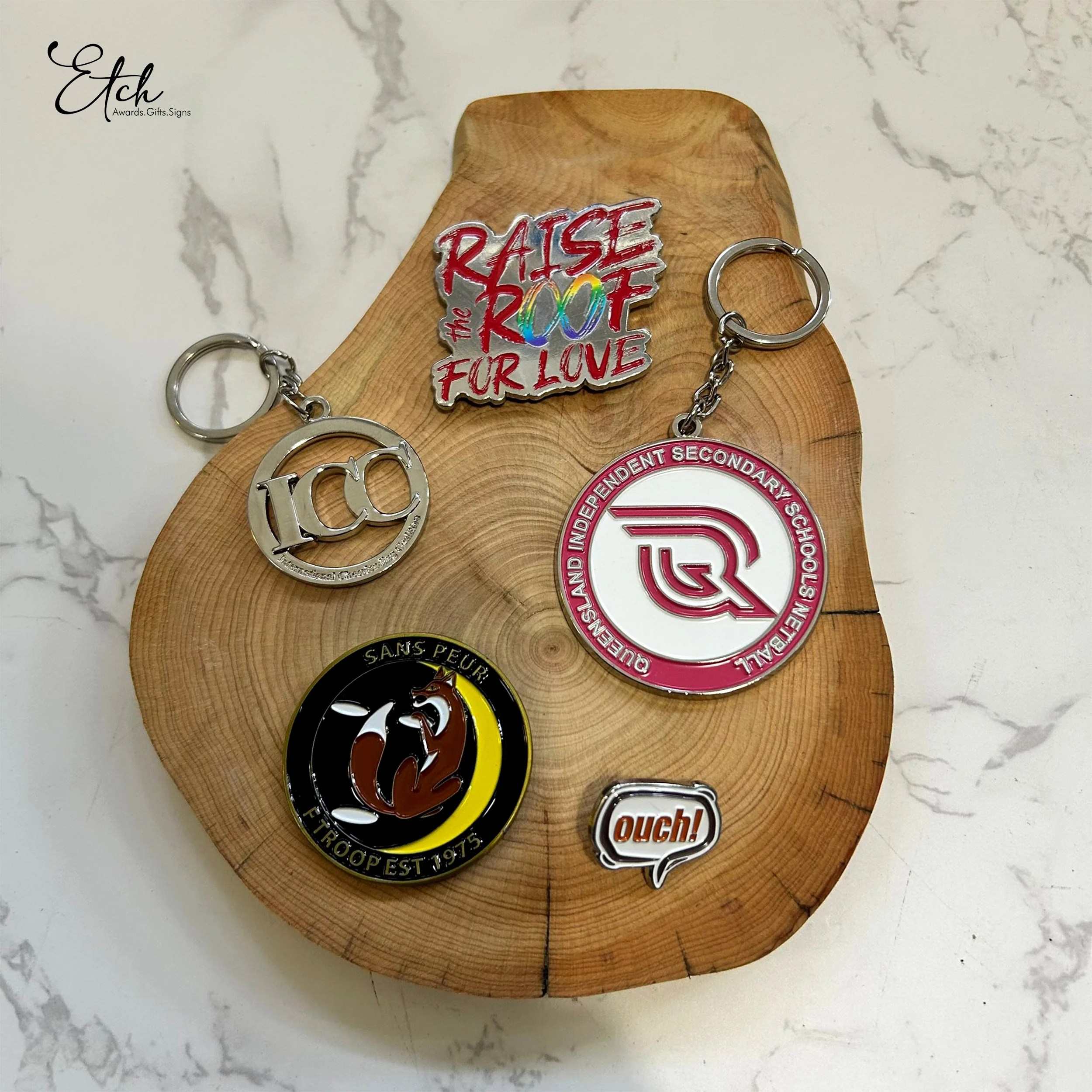 Magnetic Metal Pin Etch