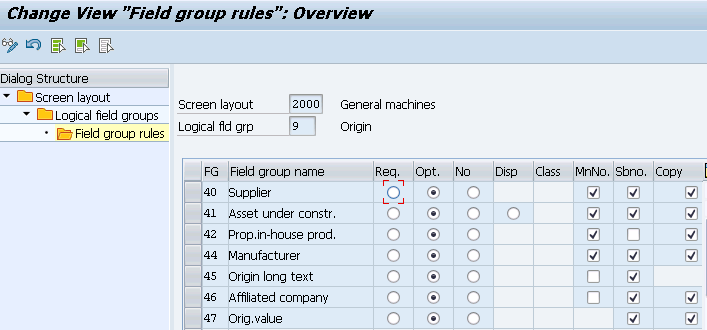 Define Screen Layout For Asset Master Data S Alr 87009044 Asset Accounting is classified as a subset of Financial Accounting and serves as a subsidiary ledger to the general ledger providing detailed information on transactions involving fixed assets.