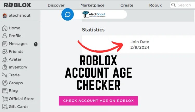 Roblox Account Age Checker How To Check Account Age On Roblox Roblox Account Age