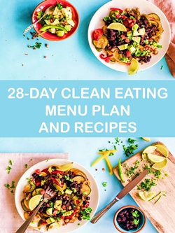28-Day Clean Eating Menu Plan and Recipes Cover