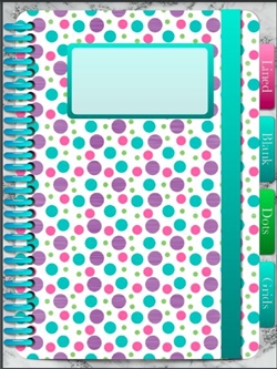 Digital Blank Notebook Cover