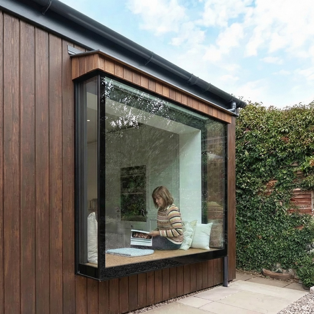 Minimalist ultra-slim sliding glass doors with invisible aluminium frames